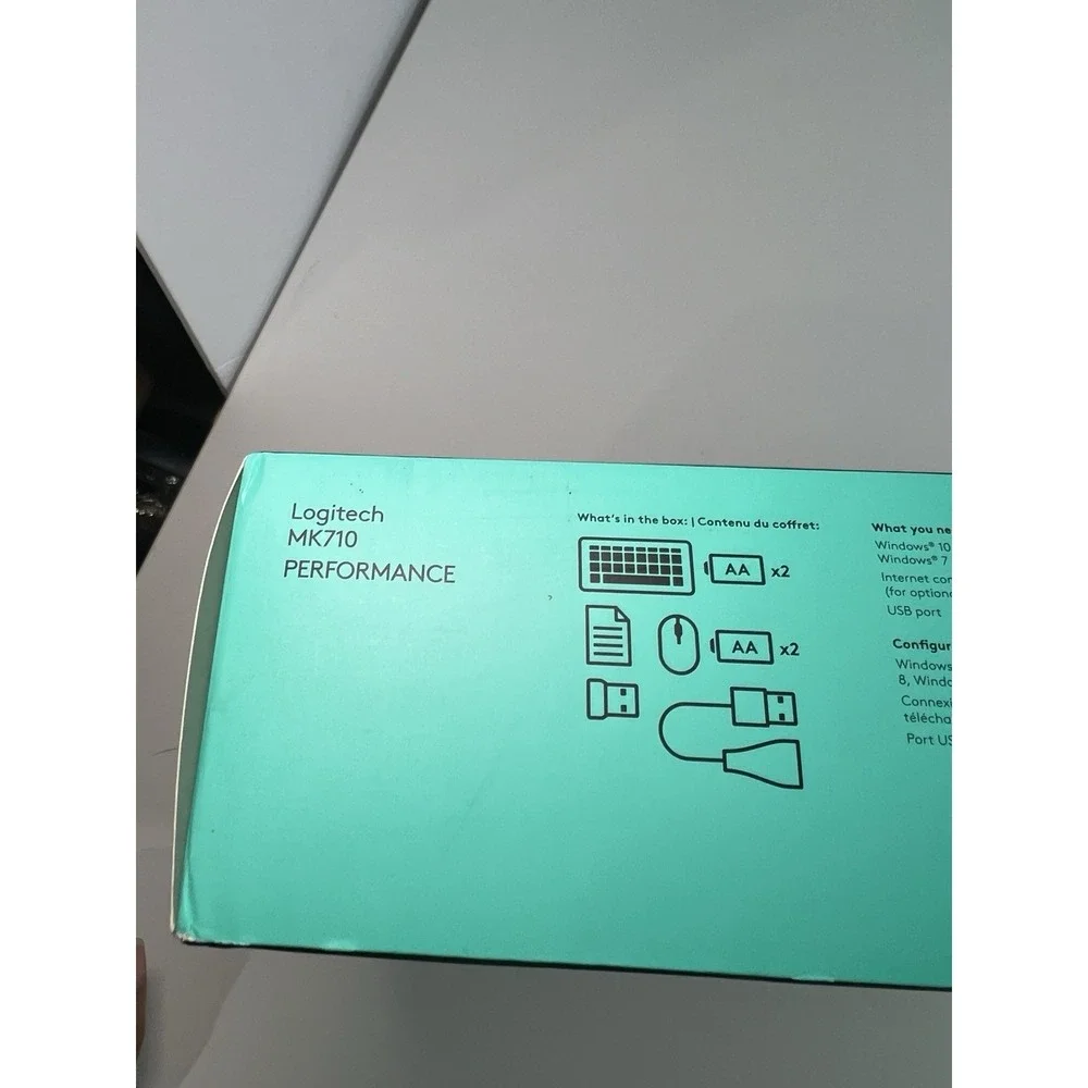 Logitech MK710 Wireless Keyboard and Mouse Combo A3 No Dongle With Box